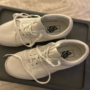 Vans men’s White Sneakers